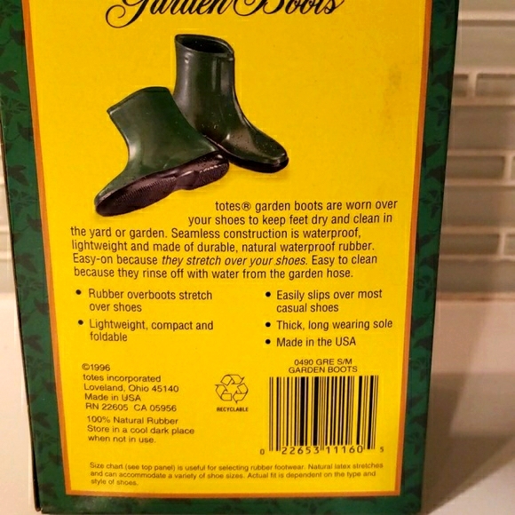 Totes Over T Shoe Garden Boots 